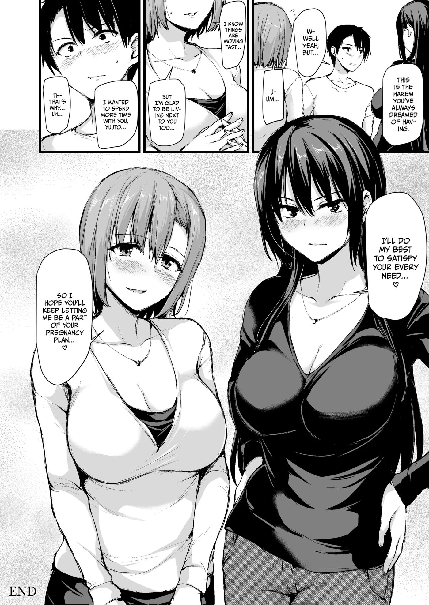 I Can't Get It Up Without Two Pairs Of Big Breasts, So My Wife Brought Her Friend! Chapter 1000 Page 55